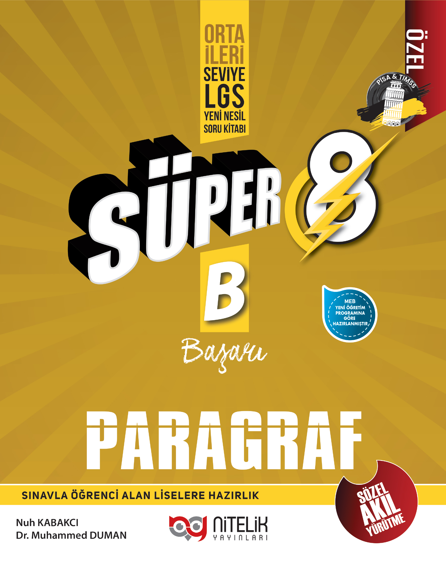 8. Sınıf Süper Paragraf Soru Kitabı kapak görseli